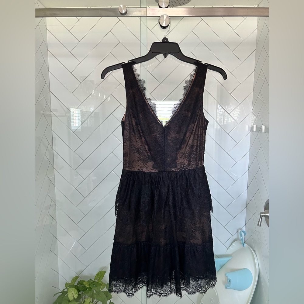 Black Lace BCBGMaxAzria Dress
